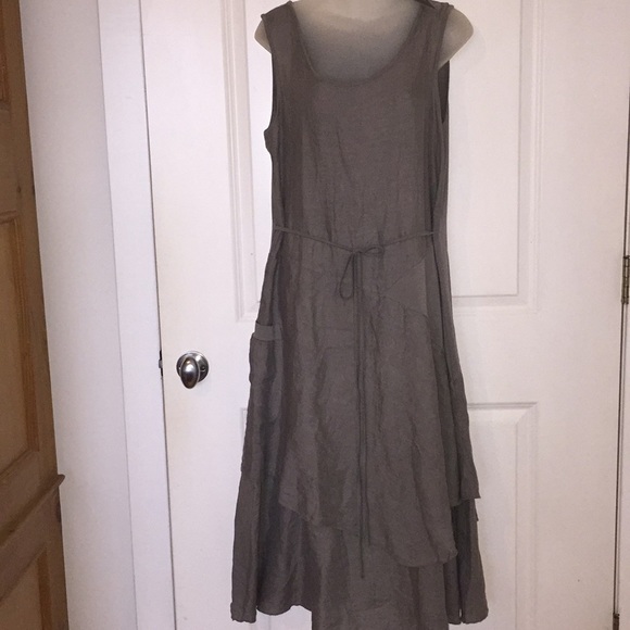 vanessa alexandra linen dress